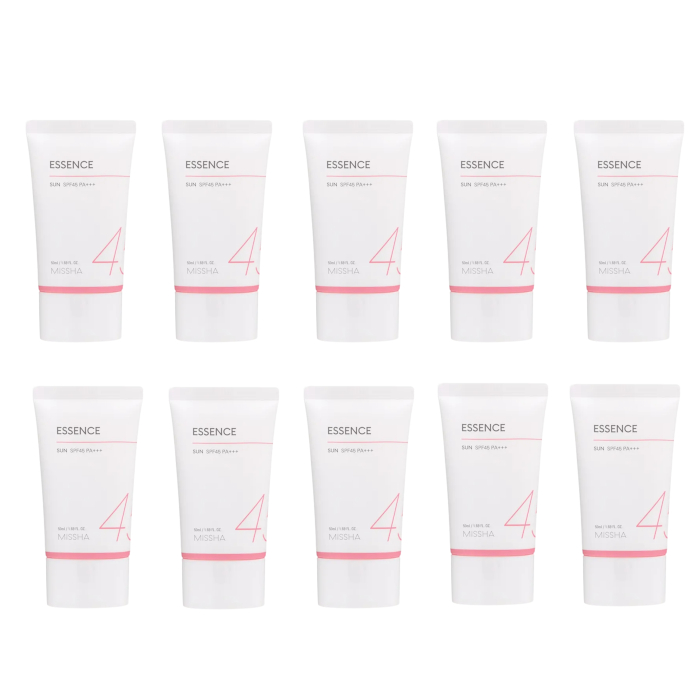 [Oferta] MISSHA All Around Safe Block Essence Sun SPF45 PA+++ - 50ml (10ea) Set