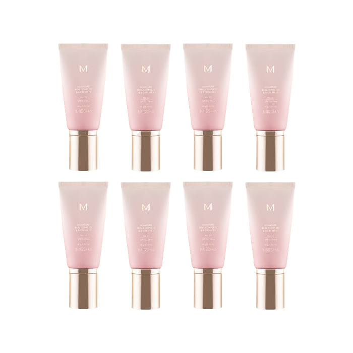 [Oferta] MISSHA M Signature Real Complete BB Cream EX SPF30 PA++ (New Version) - 45g - 23 Calm Beige (8ea) Set