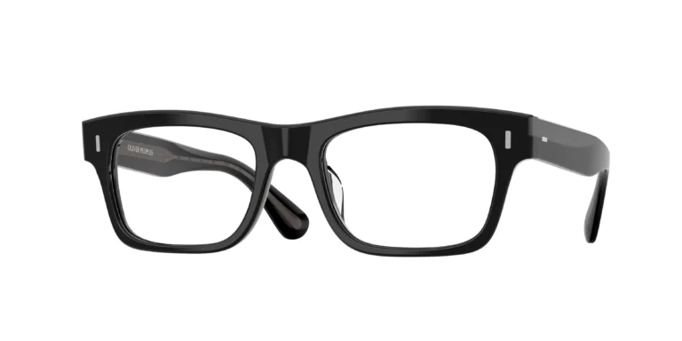 Oliver Peoples Unisex Oliver Peoples RELSON 1826 Monturas ópticas Acetato Negro Transparente Cuadrada Norma