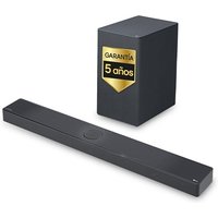 Outlet Barra de sonido para TV - LG SC9S, Bluetooth, 400W, 3.1.3 canales con Subwoofer, Dolby Atmos, DTS:X, IA Ready, Gris Oscuro - SC9S.OUTLET