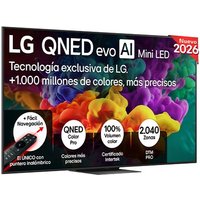 Outlet Smart TV LG QNED evo MiniLED AI QNED86 75 pulgadas 4K 2026 - 75QNED86B6B.OUTLET