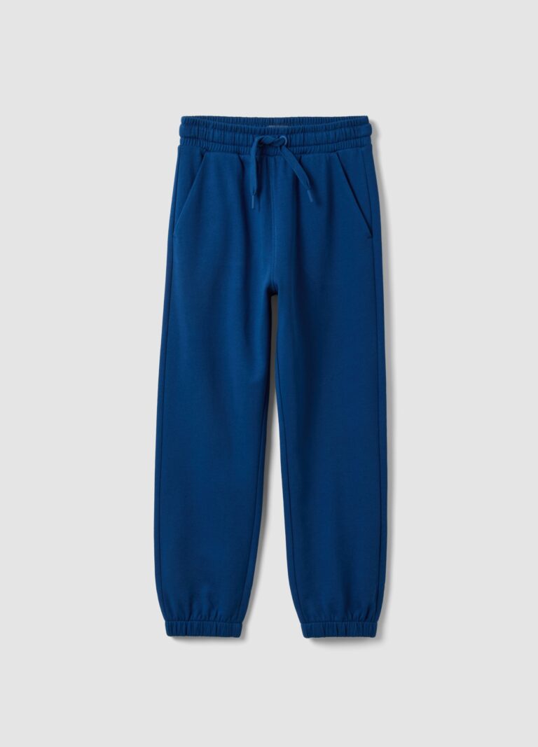 OVS KIDS, Pantalón Jogger Azul De Algodón Orgánico, Niño, Azul marino, -4