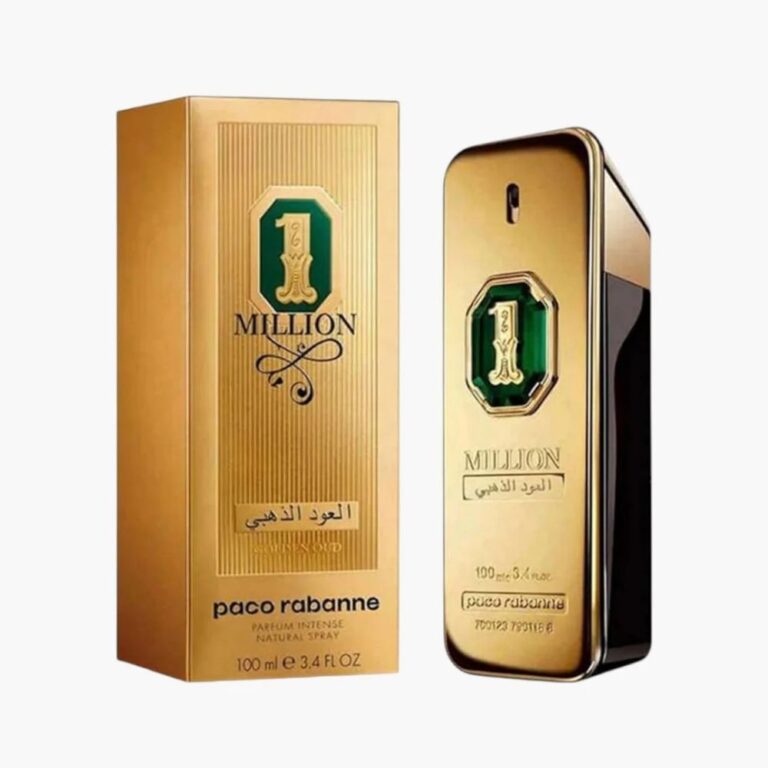 Paco Rabanne - 1 Million Golden Oud 100 Ml. - One Million Perfume para Hombre. Oud Poderoso, Cuero y Máxima Intensidad