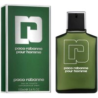 Paco Rabanne - Pour Homme Eau de Toilette 100 ml. | Colonia para hombre. Elegancia Clásica, Romero, Tomillo, Lavanda, Musgo de Roble y Tabaco. Fragancia Masculina Aromática Fougère Viril, Distinguida y Duradera