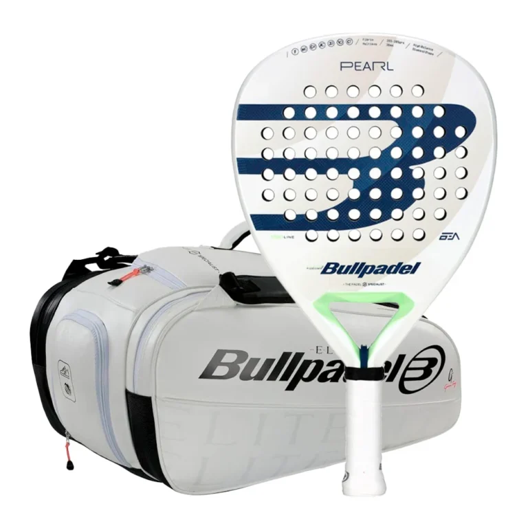 Pala BULLPADEL PEARL BEA GONZALEZ 2025 + Paletero BULLPADEL BPP-24019 ELITE Hielo