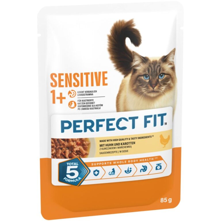 Perfect Fit Sensitive 1+ - Pollo (48 x 85 g) - Pack Ahorro