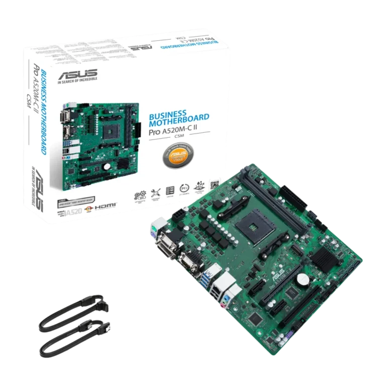 Placa base ASUS Pro A520M-C II/CSM A520 AM4 DDR4 mATX
