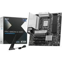 Placa base MSI PRO B860M-A WIFI DDR5 B860 LGA1851 mATX Negro