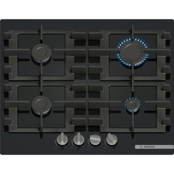 Placa De Gas Bosch Serie 4 Pnp6b6k40 4 Zonas Negro