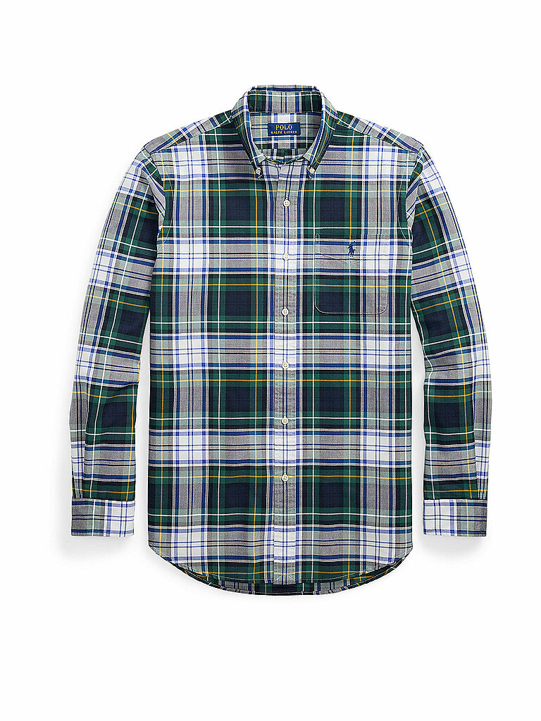 POLO RALPH LAUREN Camisa Slim Fit verde oscuro