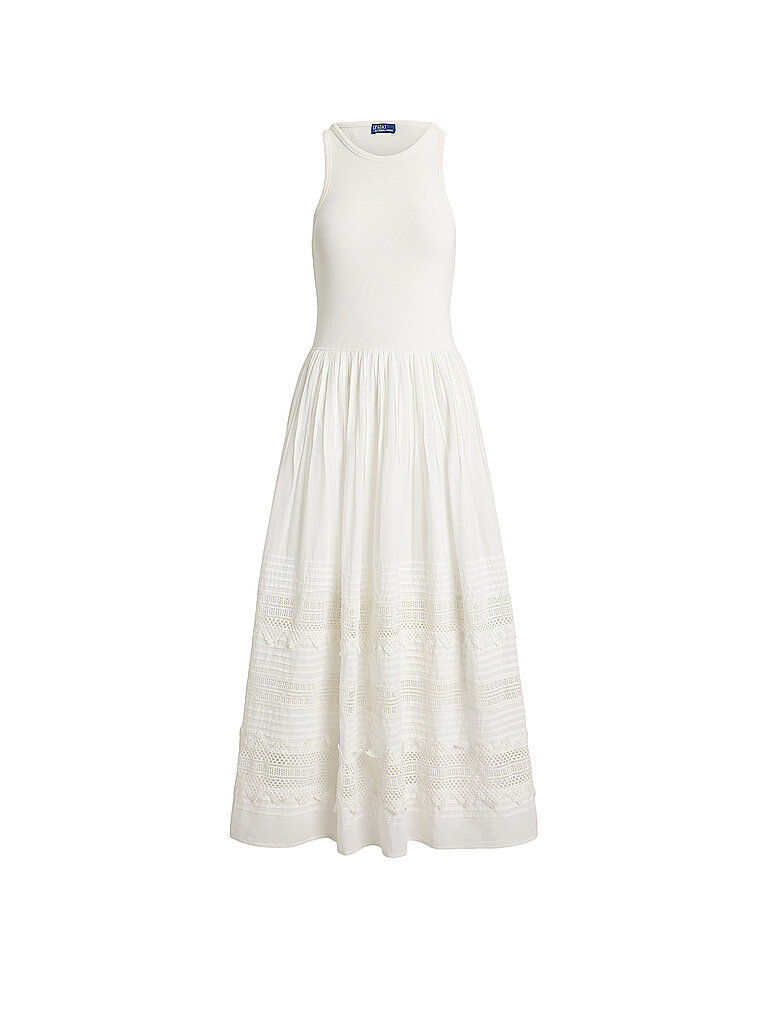 POLO RALPH LAUREN Midikleid blanco