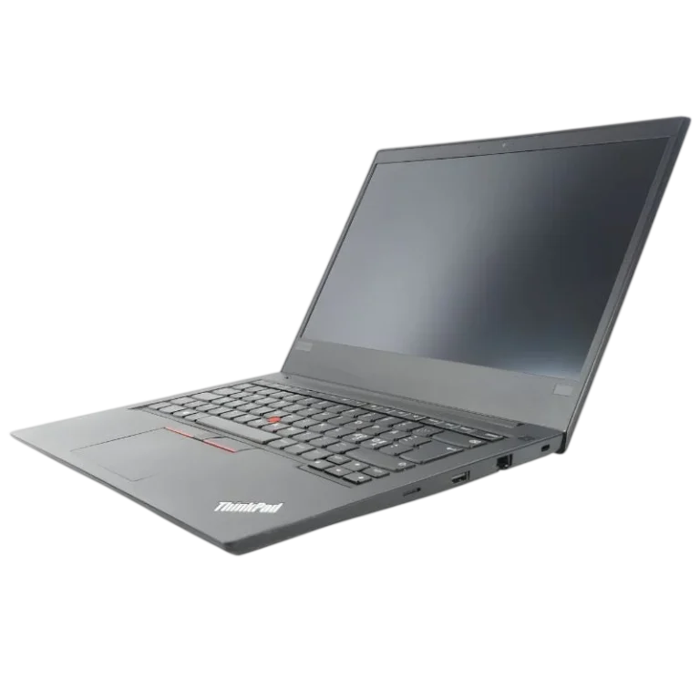 Portátil Lenovo ThinkPad E495 14" Gris Ryzen 5 3500U - SSD 256 GB - 8GB - QWERTZ Renovado - Buen Estado