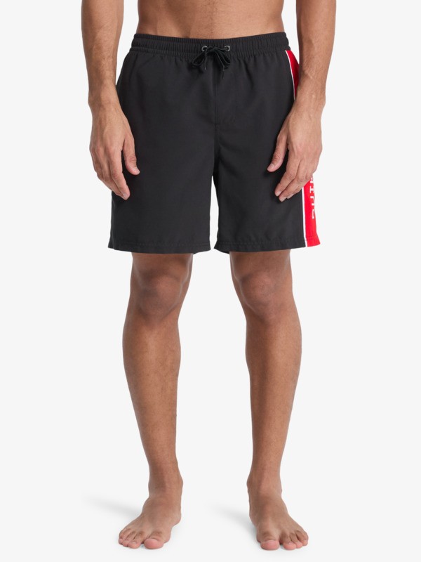 Quiksilver - Everyday Clicker Volley 17" - Short de Natación Negro Hombre