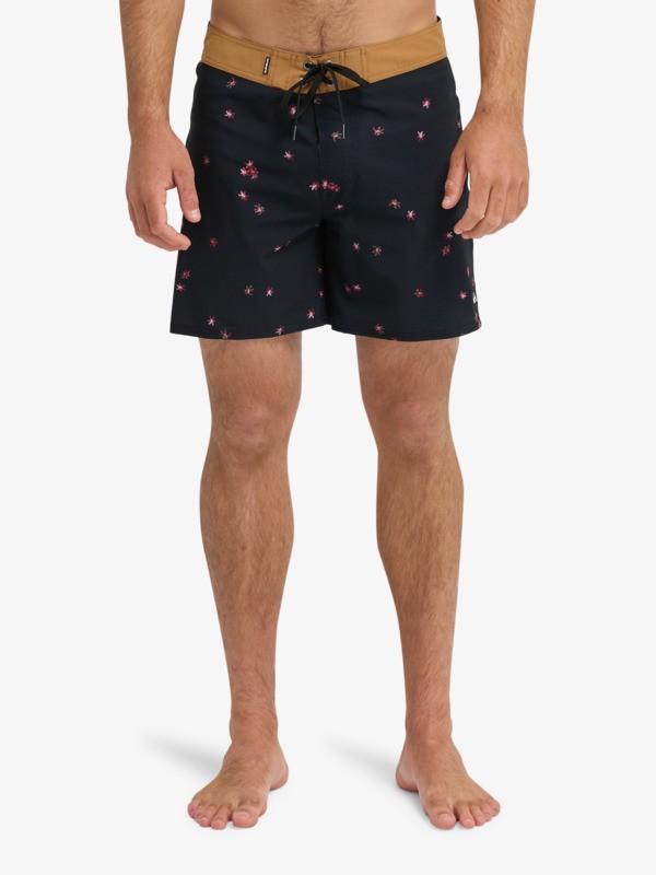Quiksilver - Surfsilk Kaimana Printed 16" - Boardshort Marrón Hombre