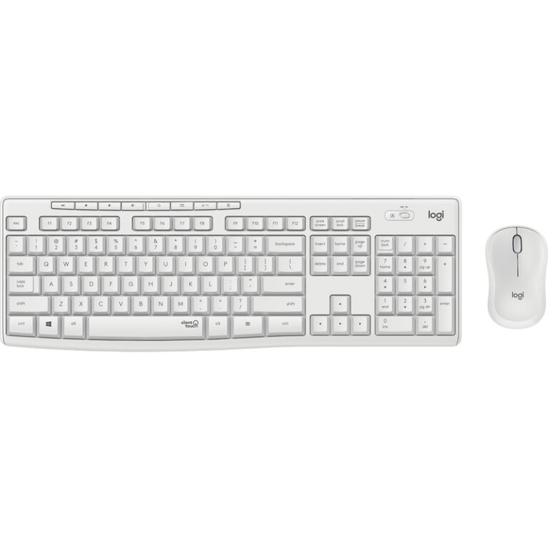 Ratón Logitech MK295 Silent Wireless Inalámbricos Blanco
