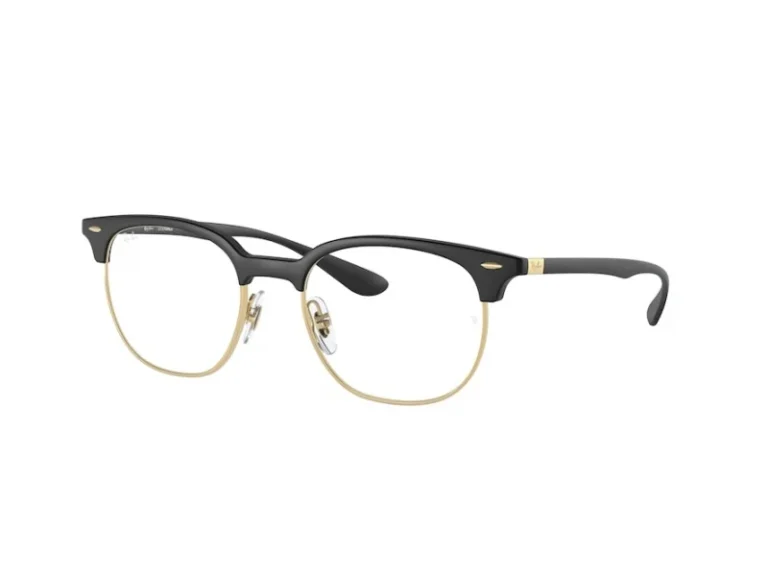 Ray - Ban Unisex Ray - Ban 8151 Monturas ópticas Ojeada Negro Transparente Cuadrada Norma