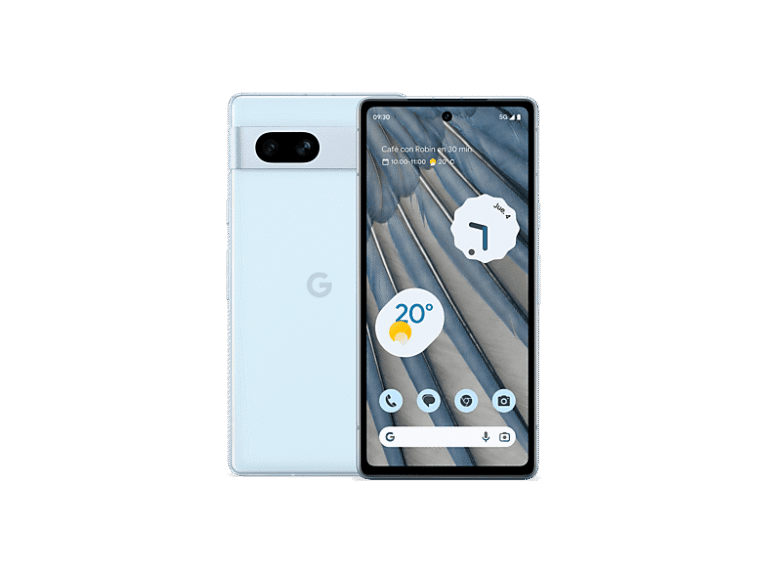 REACONDICIONADO Seminuevo Excelente Google Pixel 7a, Azul claro, 128 GB, 8 GB RAM, 6.1 " OLED Full HD+, Tensor G2, 4.385 mAh, Android