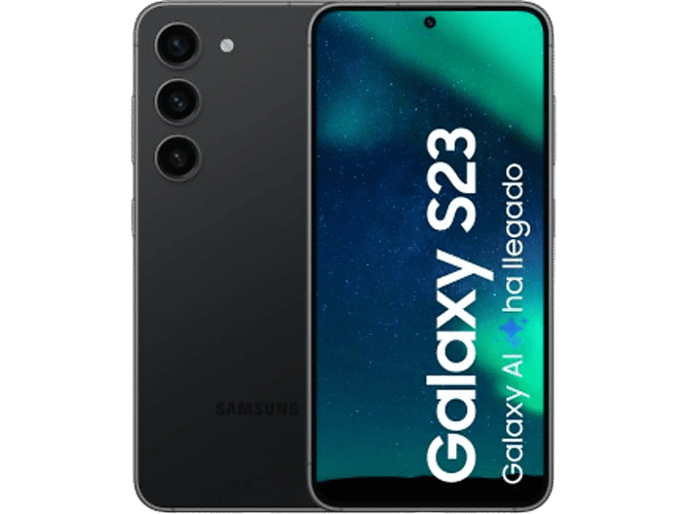 REACONDICIONADO Seminuevo Excelente Samsung Galaxy S23 5G, Phantom Black, 256GB, 8GB RAM, 6.1" FHD+, Qualcomm Snapdragon, 3900mAh, Android 13