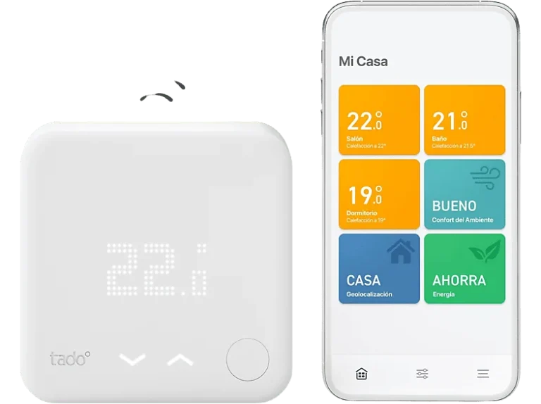 REACONDICIONADO Seminuevo Excelente Termostato - Tado° Starter Kit V3 +, Conexión inalámbrica, iOS y Android, Amazon Alexa, Apple HomeKit, Blanco