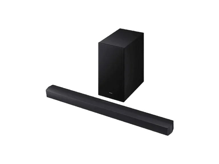 REACONDICIONADO Seminuevo Muy bueno Barra de sonido - Samsung HW-B450F/ZF, Bluetooth, Inalámbrico, 300 W, Subwoofer y Dolby Atmos, 2.1 canales, Negro