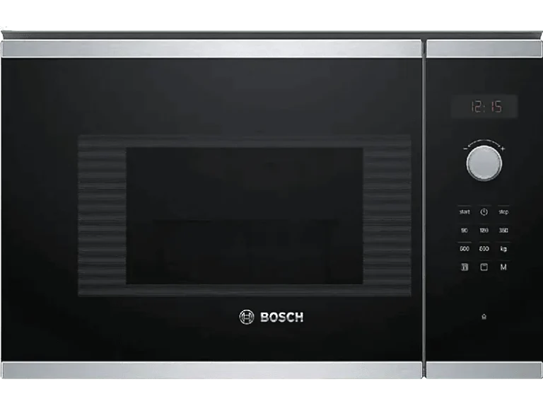 REACONDICIONADO Seminuevo Muy bueno Microondas integrable - Bosch BEL523MS0, 800W, 20 L, Grill, Acero inoxidable