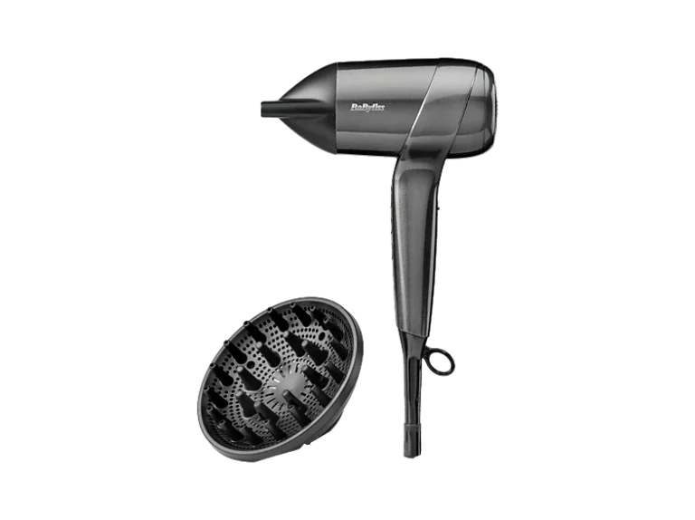 REACONDICIONADO Seminuevo Muy bueno Secador - BaByliss Titanium Shine D6200DE, 1600W, 3Temperaturas/Velocidades + Aire Frío, Iónico Antiencrespamiento