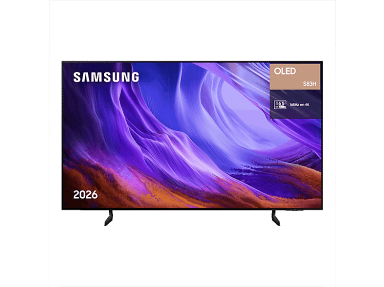REACONDICIONADO Seminuevo Muy bueno TV OLED 55" - Samsung TQ55S83HAEXXC, 4K, NQ4 AI Gen2 Processor, Smart TV, Tecnología Sin Reflejos, Full