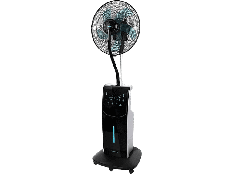 REACONDICIONADO Seminuevo Muy bueno Ventilador de agua - Cecotec EnergySilence 790 FreshEssence Ionic, 90 W, 3.1 l, 12 h, Control remoto, Negro
