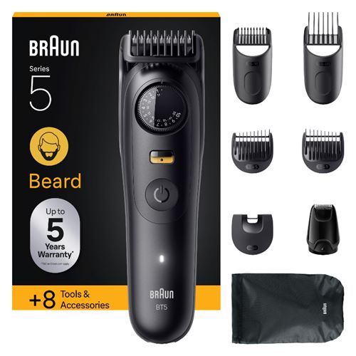 Recortadora De Barba Braun Bt5560 8 En 1 Series 5 Beard