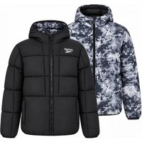 Reebok Chaqueta acolchada reversible Hombre Reversible Chaquetón RBO15010-Negro