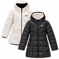 Reebok Puffer Mujer 2 en 1 Reversible-Chaquetón OLRB2126-Negro