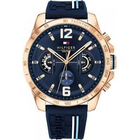 Reloj de Hombre Tommy Hilfiger 1791474, Esfera Azul de 46 MM + Caja de Regalo Elegante