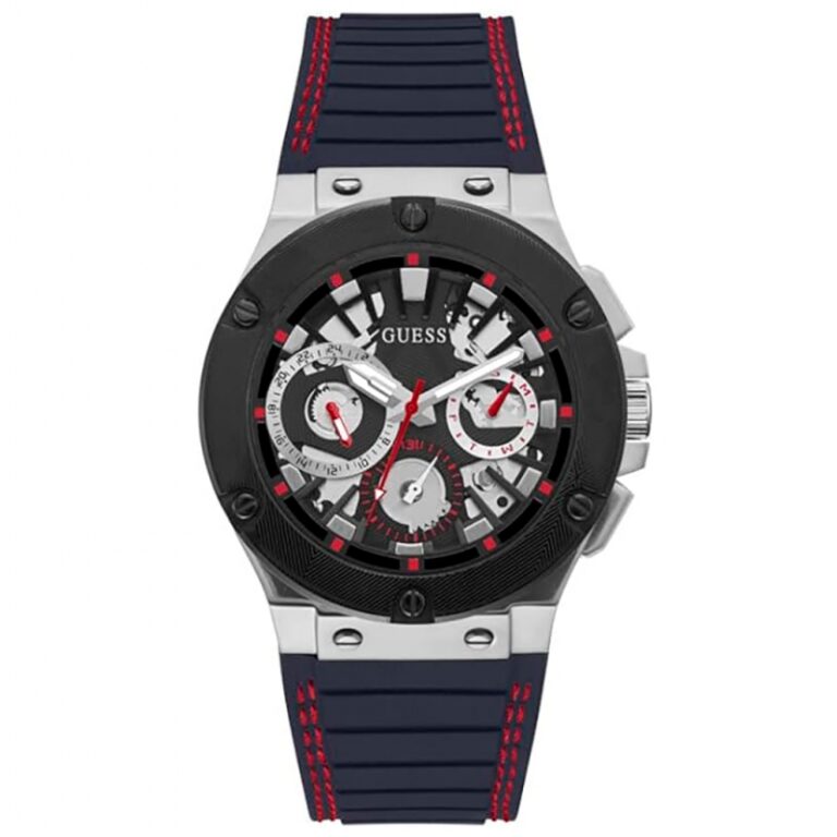 Reloj De Pulsera Guess Gw0487g1 Para Hombre Circuit Acero / Caucho