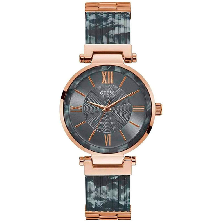 Reloj Guess Soho para Mujer Gris con Cadena Combinada en Acero y Resina