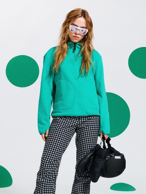 Roxy - Moonrising - Camiseta técnica Verde mujer