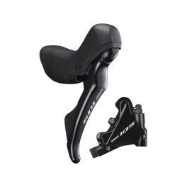 Shimano Maneta Freno/cambio Derecha 105 St-r7020 Flat Mount 1700 Mm Pinza Trasera Sm-bh90 Negro