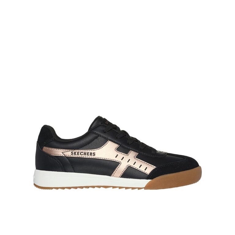 Skechers Zinger - Metallic Roads Zapatillas para mujer negras en sintético y ante 857