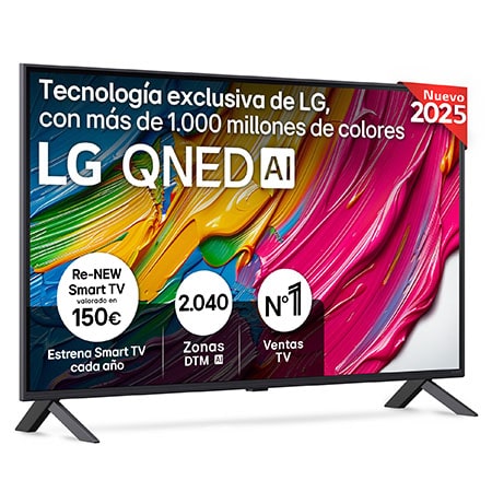 Smart TV LG QNED AI QNED8E 43 pulgadas 4K 2025 - 43QNED8EA6B