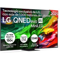Smart TV LG QNED evo AI QNED86 86 pulgadas MiniLED 4K 2025 - 86QNED86A6A
