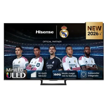Smart TV MiniLED 55" (139,7 cm) Hisense 55U7SE, 4K UHD, 144 Hz, Dolby Vision, Dolby Vision IQ, HDR+, Dolby MS12, DTS X