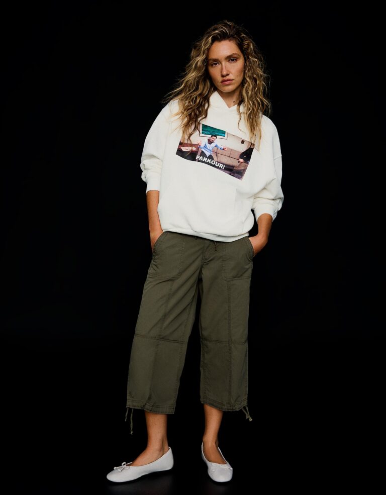 Sudadera Capucha The Office Blanco roto