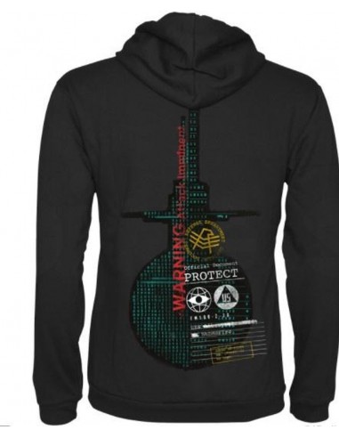 sudadera con cremallera call of duty cold war protect negro