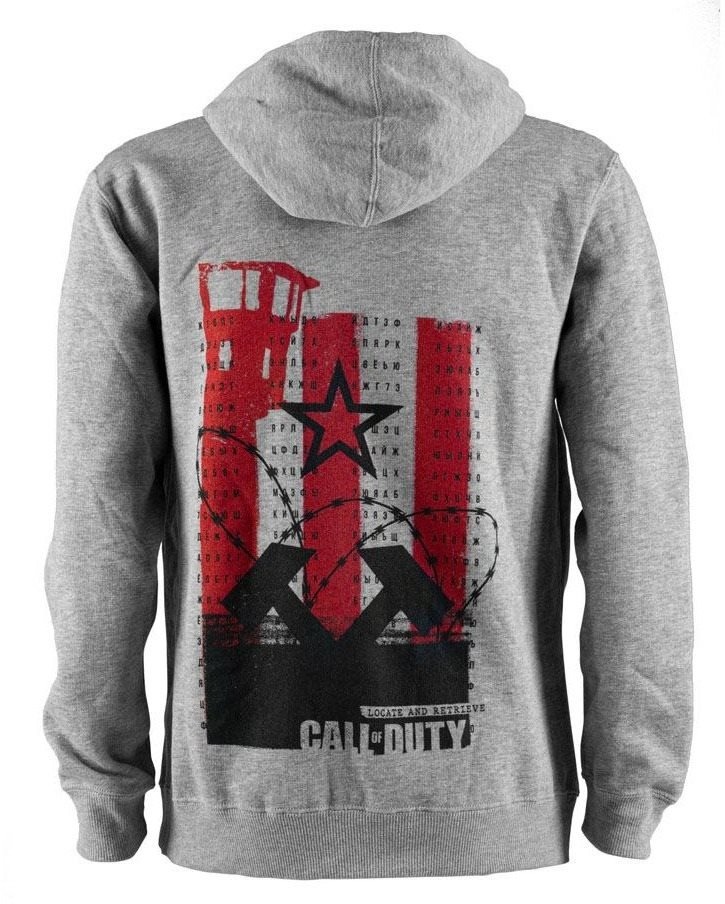 sudadera con cremallera call of duty locate and retrieve gri
