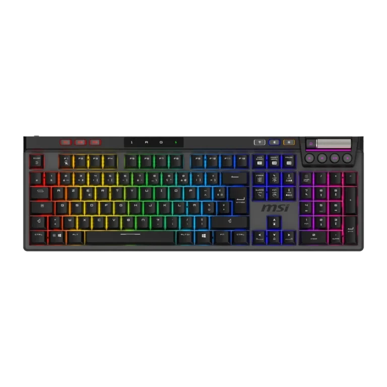 Teclado Gaming MSI Strike Pro Wireless ES Inalámbrico Mecánico Hot-Swap RGB Negro