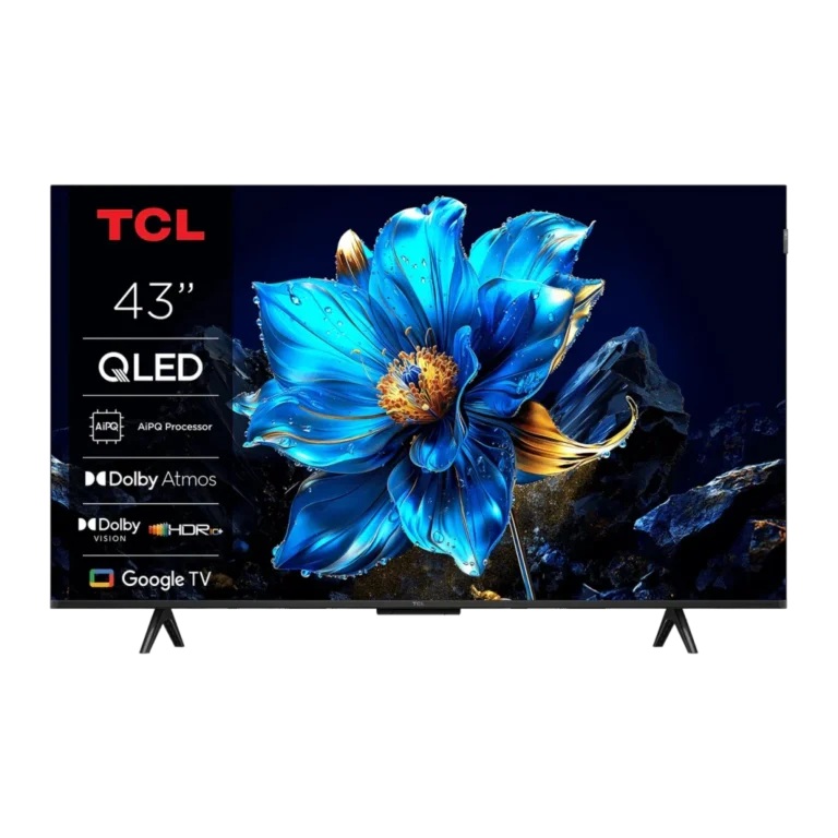 Televisor TCL TV TCL 43 pulgadas QLED 4K 60Hz Negro 43T69C