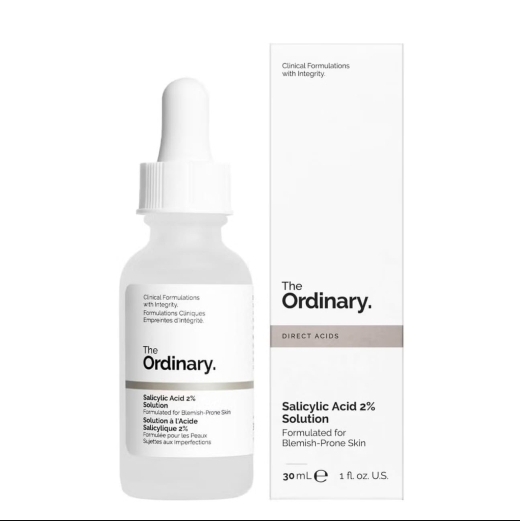 THE ORDINARY SALICYLIC ACID 2% 30ml,Exfoliante facial Anti-Manchas, Tratamiento dermatológico Combate la aparición de manchas Limpieza profunda de poros NOVEDAD