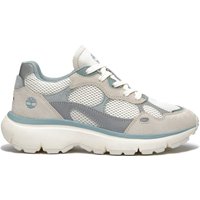 Timberland Hazel Lane Low Lace Up Sneaker Natural Mesh Light Blue | Zapatillas Deportivas Outlet | Mujer | Azu