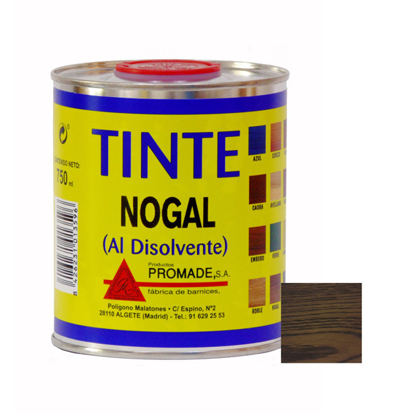 Tinte al disolvente nogal 750 m