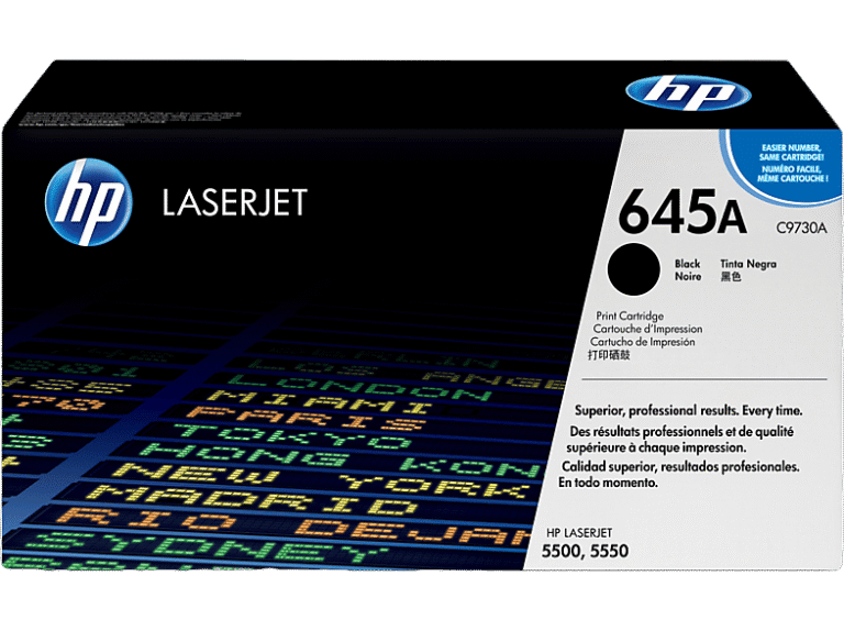 Tóner - HP 645A LaserJet, Negro, C9730A