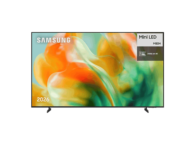 TV Mini LED 75" - Samsung TU75M80HAUXXC, UHD 4K, NQ4 AI Gen2 Processor, Smart TV, Full AI, Negro